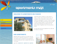 Tablet Screenshot of apartments-m-and-i-vodice.com